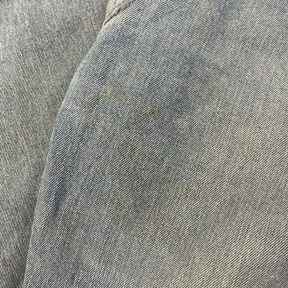 Levi's 505 light wash distressed jeans Striaght Leg streetwear men’s size 38 - Picture 3 of 8